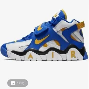 Shoes | Nike Air Barrage Mid Racer Blue Size 8 Mens | Poshmark display picture 3